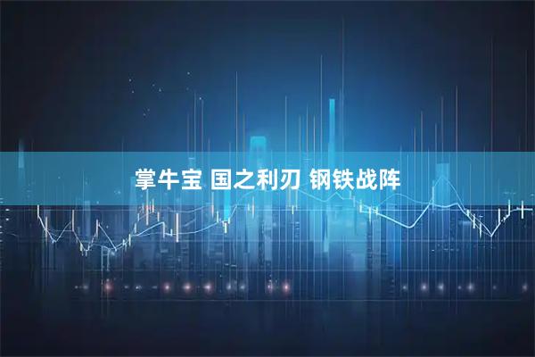 掌牛宝 国之利刃 钢铁战阵