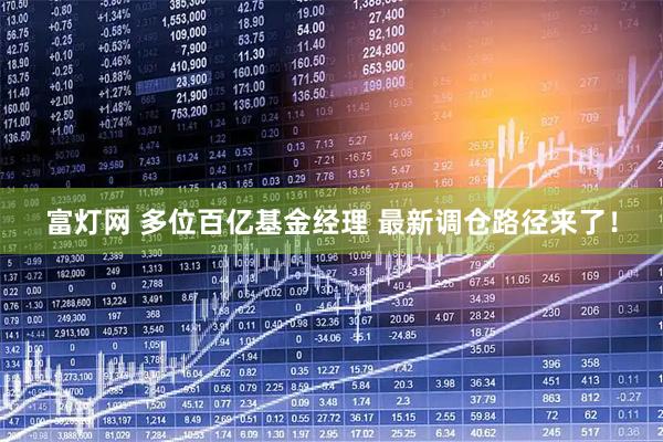 富灯网 多位百亿基金经理 最新调仓路径来了！