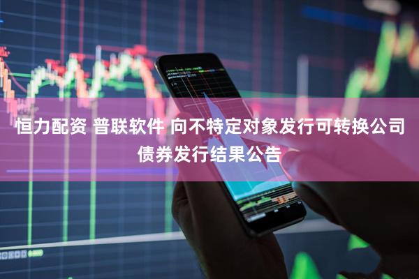 恒力配资 普联软件 向不特定对象发行可转换公司债券发行结果公告